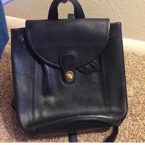 Vintage Coach leather backpack